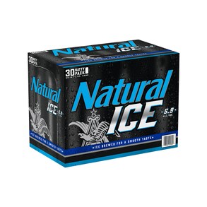 Natural Ice 30pk 12 oz Cans